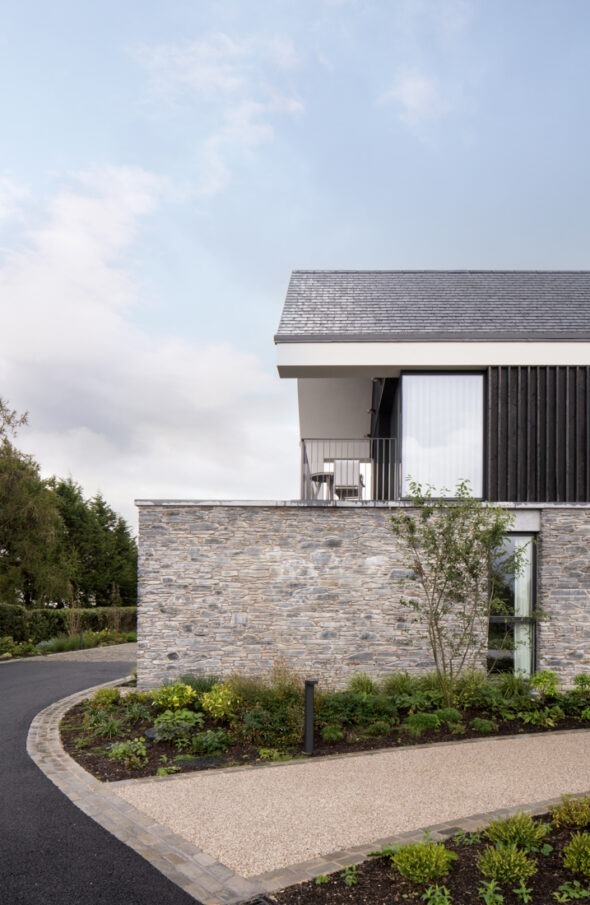 Contemporary countryside family home by Nest Architects at Washing Bay — Irish rural architecture captured through architectural photography.