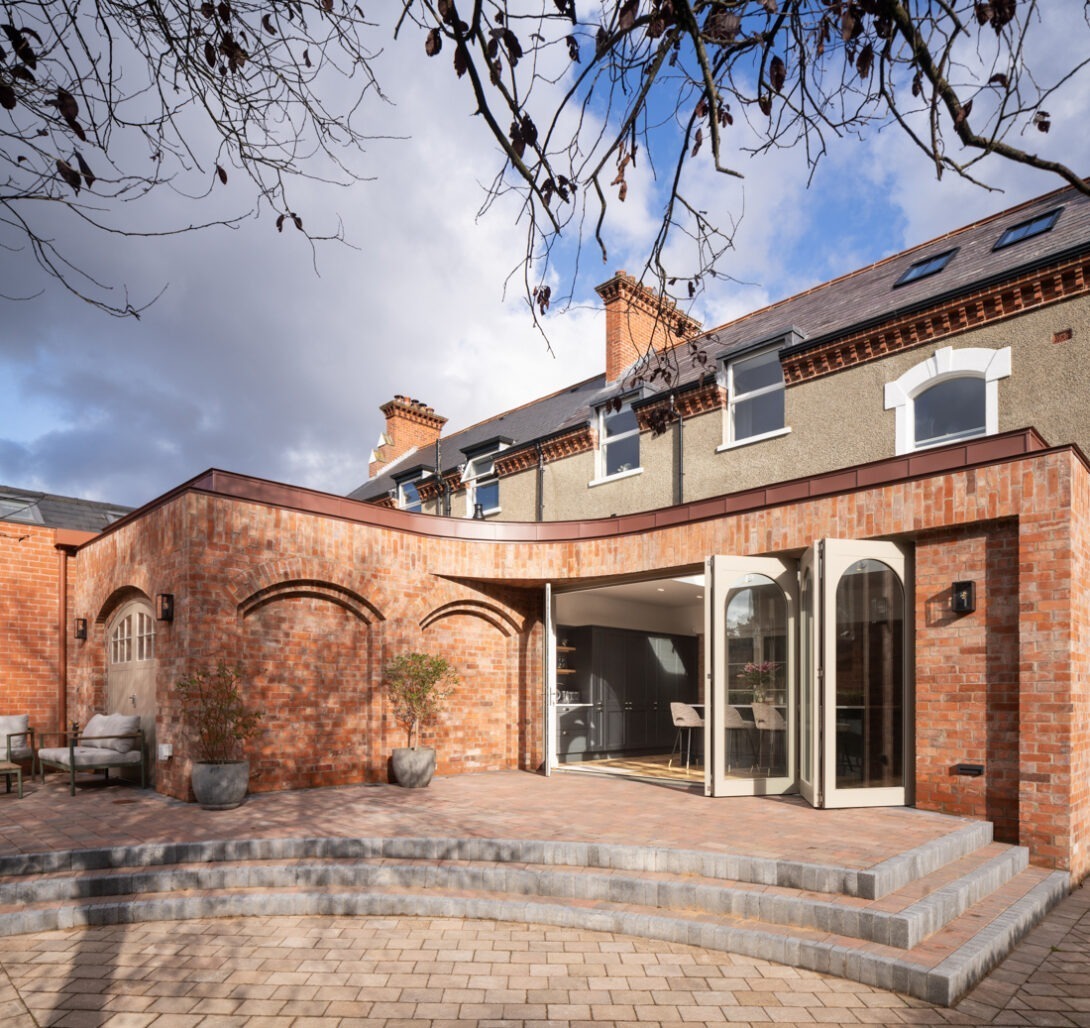 Light-filled rear extension to a Belfast family home designed by Nest Architects — modern renovation architecture in Northern Ireland.