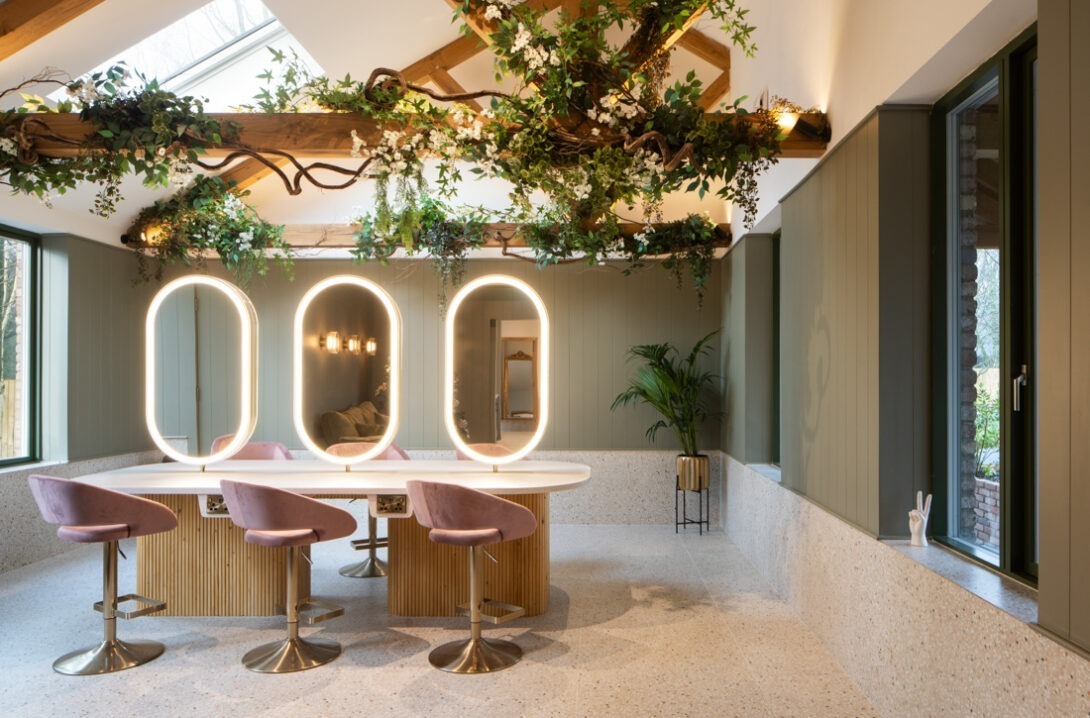 Interior living space bathed in natural morning light with contemporary finishes in Nest Architects’ The Chalet.